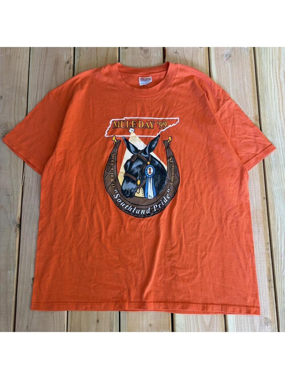 Orange Mule Day 1999 graphic tee